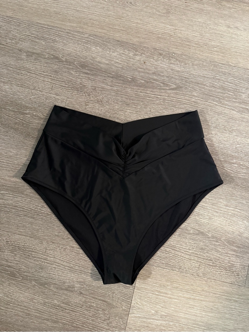 Aerie black high waisted bikini bottoms